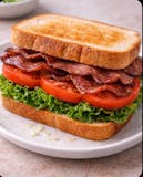 BLT Sandwich turkey bacon lettuce tomatoes mayo