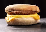 Eggs W/ Turkey sasuge Patty With Cheese