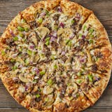 Champ Philly Cheesesteak Pizza