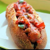 Sausage, Peppers Sandwich