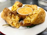 Buffalo Mac & Cheese Egg Roll