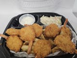 Fried Shrimp with Fries Platter