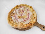 Sourdough Pizza with Cacio e Pepe & Ham