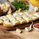 Garlic Bread with Cheese & Marinara Sauce