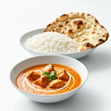 Butter Chicken with Naan & Rice Monday Special