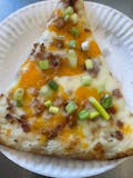 Loaded Baked Potato Pizza Slice