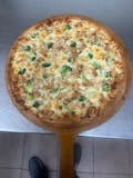Chicken Broccoli Alfredo Pizza