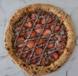Pizza Morango e Nutella
