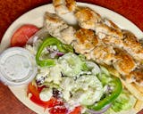 Chicken Souvlaki Platter