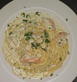 Fettuccine Alfredo with Shrimp