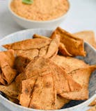 Pita Chips with Hummus