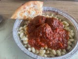 Pasta and meatballs