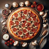 Mushroom & Sausage Pizza