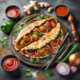 Tandoori Chicken Calzone