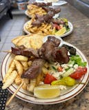 Opa Pork Souvlaki Platter