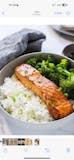 Teriyaki Salmon Rice & Vegetables  Lunch Special