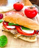Grilled Chicken Hero with Roasted Peppers & Fresh Mozzarella