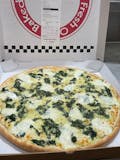 Cream Spinach Pizza