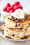 Chocolate Chip Pancakes Breakfast