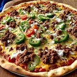 Beef Taco Pizza