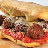 Marinara Meatball Parmesan Sub