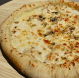 Thick Cheesy White Pizza