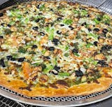 Chicken On The Green Pizza