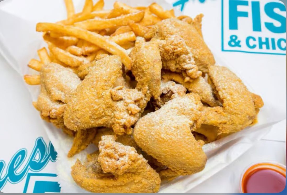 3 Wings & Fries Only