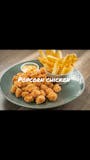 Popcorn Chicken with Fries