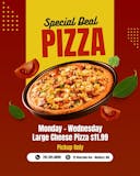 Large Cheese Pizza Special