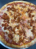 Buffalo Chicken Bacon Ranch Pizza