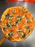 White Spinach Special Pizza