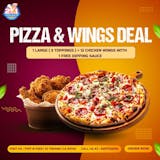 4. Pizza & Wings Deal