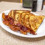 Three Slices of French Toast Breakfast