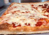 Sicilian Cheese Pizza Slice