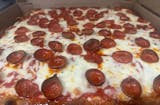 Sicilian With Pepperoni Pizza Slice