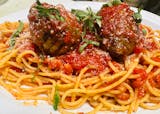 Lunch Spaghetti & Meatballs