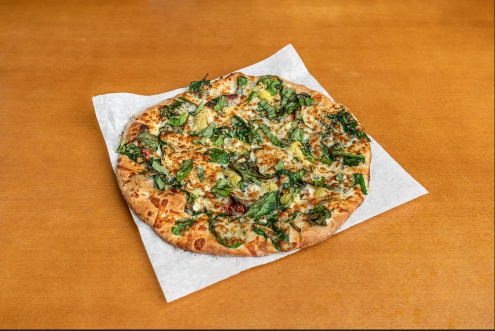 Spinach Artichoke Pizza
