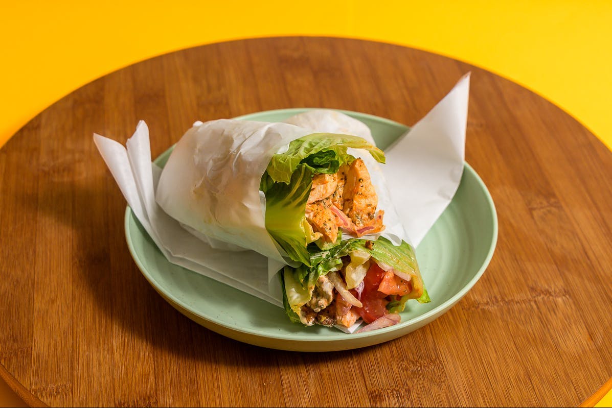 Buffalo Chicken Lettuce Wrap With 1 Can Soda