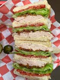 Turkey & Cheese Club Sandwich