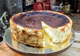 Whole basque cheesecake