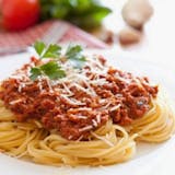 Spaghetti with Topping