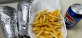 Two 6'' Gyros with Fries & Can of Soda - Special