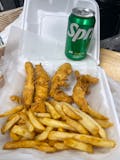 4 Pieces of Chicken Tenders with Fries & Can of Soda - Special