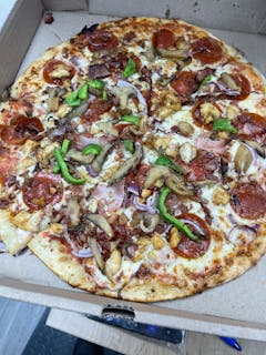Four Meats Pizza
