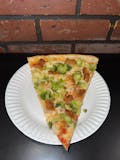 Chicken with Broccoli Pizza Slice