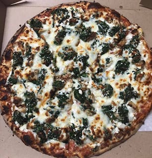 Chicken, Feta & Spinach Pizza