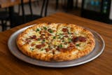 White Gourmet Pizza