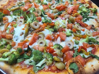 Vegetarian White Pizza