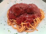 Spaghetti w/ Meatballs L